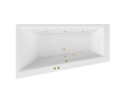 заказать Ванна EXCELLENT Sfera Slim 170x100 (левая) SOFT (золото) в магазине сантехники Elit-san.ru Ванна EXCELLENT Sfera Slim 170x100 (левая) SOFT (золото) Elit-san.ru