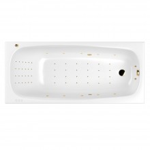 Ванна WHITECROSS Layla Slim 180x80 "NANO" (золото)