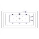 Ванна EXCELLENT Crown Grand 190x90 ULTRA (золото) Elit-san.ru