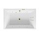 Ванна EXCELLENT Crown Lux 190x120 LINE (золото) Elit-san.ru