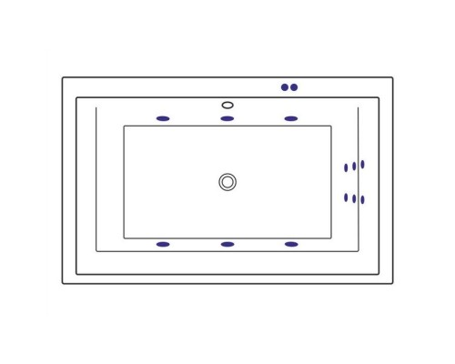 приобрести Ванна EXCELLENT Crown Lux 190x120 LINE (золото) в магазине сантехники Elit-san.ru Ванна EXCELLENT Crown Lux 190x120 LINE (золото) Elit-san.ru