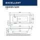Ванна EXCELLENT Heaven Slim 170x75 SMART (золото) Elit-san.ru