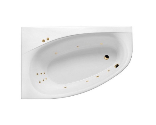 заказать Ванна EXCELLENT Kameleon 170x110 (левая) LINE (золото) в магазине сантехники Elit-san.ru Ванна EXCELLENT Kameleon 170x110 (левая) LINE (золото) Elit-san.ru