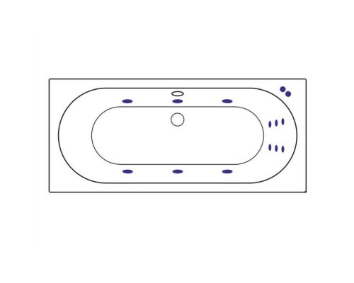 заказать Ванна EXCELLENT Oceana Slim 170x75 LINE (хром) в магазине сантехники Elit-san.ru Ванна EXCELLENT Oceana Slim 170x75 LINE (хром) Elit-san.ru