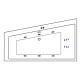 Ванна EXCELLENT Sfera Slim 170x100 (левая) LINE (бронза) Elit-san.ru