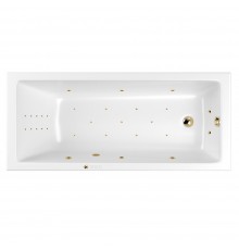 Ванна WHITECROSS Wave Slim 150x70 "ULTRA NANO" (золото)