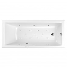 Акриловая гидромассажная ванна 159,5x80 см Whitecross Wave Slim 0111.160080.100.RELAX.CR