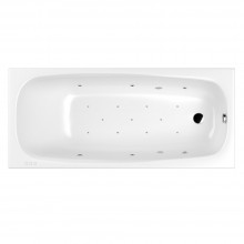 Акриловая гидромассажная ванна 180x80 см Whitecross Layla Slim 0122.180080.100.RELAX.CR