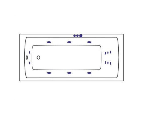 Ванна EXCELLENT Aquaria 170x75 SMART (золото) Elit-san.ru