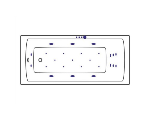 Ванна EXCELLENT Aquaria 170x75 "ULTRA" (белый)