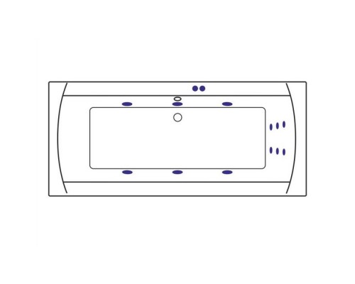 заказать Ванна EXCELLENT Aquaria Lux 180x80 LINE (бронза) в магазине сантехники Elit-san.ru Ванна EXCELLENT Aquaria Lux 180x80 LINE (бронза) Elit-san.ru