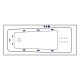 Ванна EXCELLENT Ava 170x70 SMART NANO (хром) Elit-san.ru