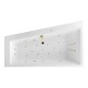Ванна EXCELLENT Sfera 170x100 (левая) ULTRA (золото) Elit-san.ru