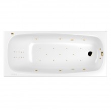 Ванна WHITECROSS Layla 170x75 "ULTRA NANO" (золото)
