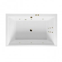 Ванна EXCELLENT Crown Lux 190x120 "LINE" (бронза)