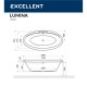 Ванна EXCELLENT Lumina 190x95 LINE (хром) Elit-san.ru