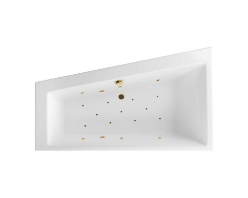 купить Ванна EXCELLENT Sfera 170x100 (левая) RELAX (золото) в магазине сантехники Elit-san.ru Ванна EXCELLENT Sfera 170x100 (левая) RELAX (золото) Elit-san.ru