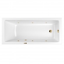 Акриловая гидромассажная ванна 149,5x70 см Whitecross Wave 0101.150070.100.SOFT.GL