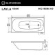 Акриловая гидромассажная ванна 180x80 см Whitecross Layla 0102.180080.100.SOFT.GL Elit-san.ru
