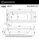 Ванна WHITECROSS Vibe 180x75 ULTRA NANO (хром) Elit-san.ru