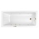 Ванна WHITECROSS Wave Slim 180x80 SMART NANO (золото) Elit-san.ru