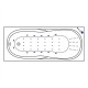 Ванна EXCELLENT Sekwana 170x75 NANO (хром) Elit-san.ru