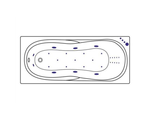 Ванна EXCELLENT Sekwana 170x75 ULTRA NANO (золото) Elit-san.ru