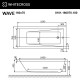 Ванна WHITECROSS Wave 160x70 LINE NANO (хром) Elit-san.ru
