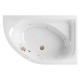 Ванна EXCELLENT Aquarella 150x100 (правая) SOFT (бронза) Elit-san.ru