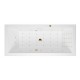 Ванна EXCELLENT Heaven Slim 160x75 NANO (золото) Elit-san.ru