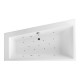 Ванна EXCELLENT Sfera 170x100 (левая) RELAX (хром) Elit-san.ru