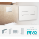 Клавиша RIVO Touch lux (белый мат)