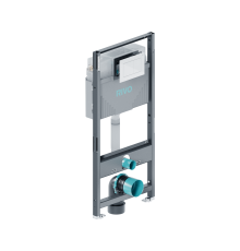 Инсталляция RIVO Set A для унитаза + Клавиша RIVO Touch Line (белый)