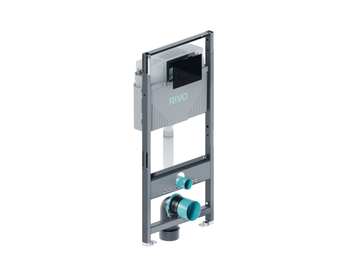Инсталляция RIVO Set A для унитаза + Клавиша RIVO Touch Neo (черный)
