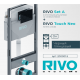 Инсталляция RIVO Set A для унитаза + Клавиша RIVO Touch Neo (черный)