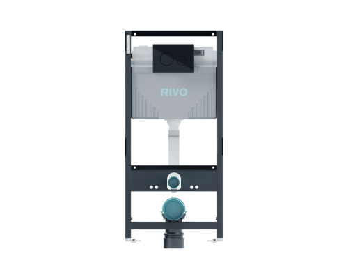 Инсталляция RIVO Set A для унитаза + Клавиша RIVO Touch Neo (черный)