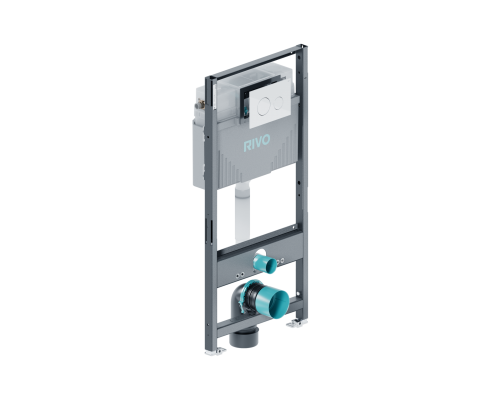 Инсталляция RIVO Set A для унитаза + Клавиша RIVO Touch Neo (белый)