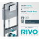 Инсталляция RIVO Set A для унитаза + Клавиша RIVO Touch Neo (белый)