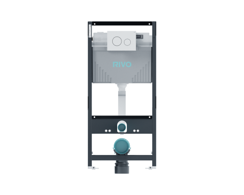 Инсталляция RIVO Set A для унитаза + Клавиша RIVO Touch Neo (белый)