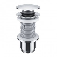 Донный клапан EXCELLENT для умывальника, клик-клак (хром)