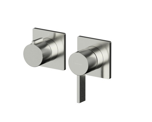 Внешняя часть смесителя на 2 потребителя WHITECROSS XT1442NIB (брашированный никель)