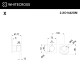 Внешняя часть смесителя на 2 потребителя WHITECROSS XO1442GM (оружейная сталь)