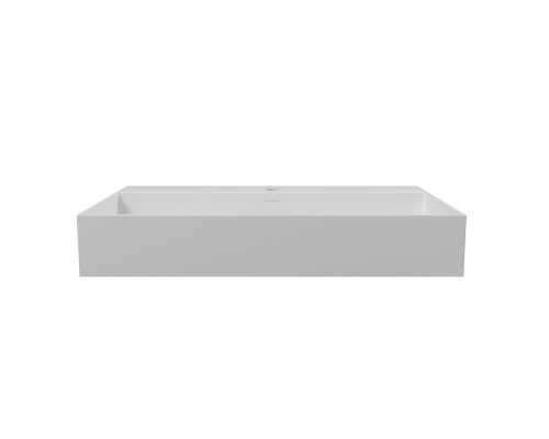Умывальник WHITECROSS Lois 80x49 (белый мат) иск. камень