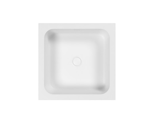Умывальник WHITECROSS Meloris 45x45 (белый мат) иск. камень