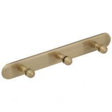 Планка с 3-мя крючками L23,5 см Veragio Gialetta, бронза VR.GIL-6436.BR