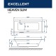 Ванна EXCELLENT Heaven Slim 160x75 Elit-san.ru