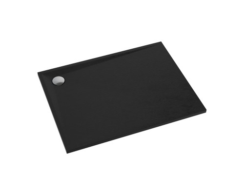 Композитный поддон OMNIRES STONE 90x100 см STONE90/100BL (черный)