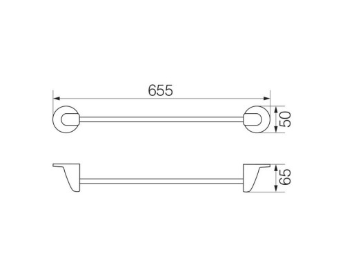 купить Полотенцедержатель Veragio Oscar OSC-5221.BR, 60 см, бронза в магазине сантехники Elit-san.ru Полотенцедержатель Veragio Oscar OSC-5221.BR, 60 см, бронза Elit-san.ru