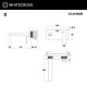 Смеситель для умывальника скрытого монтажа WHITECROSS X X1416NIB (брашированный никель)