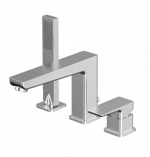 Смеситель для ванны на 4 отверстия WHITECROSS X X1432NIB (брашированный никель)